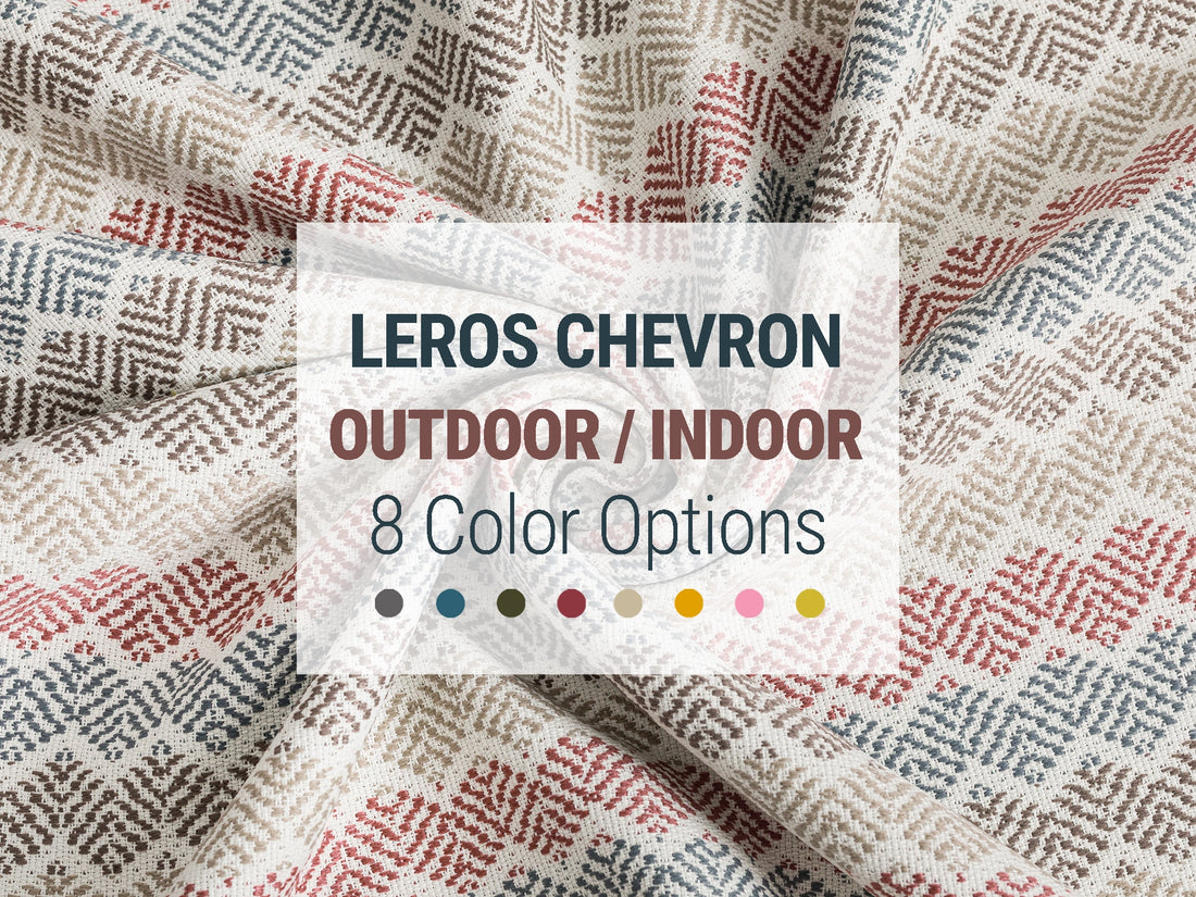 Chevron Outdoor/Indoor Upholstery Fabrics - 8 Color Options