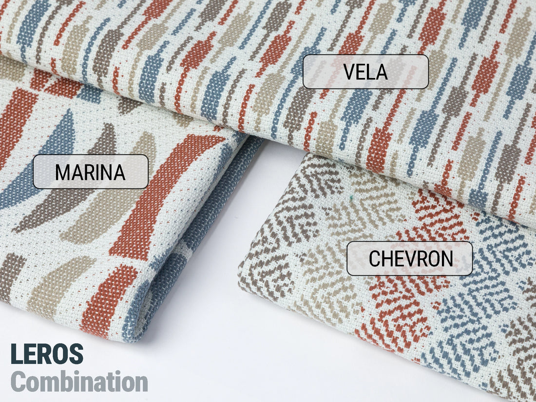 Geometric Outdoor/Indoor Upholstery Fabrics - 8 Color Options