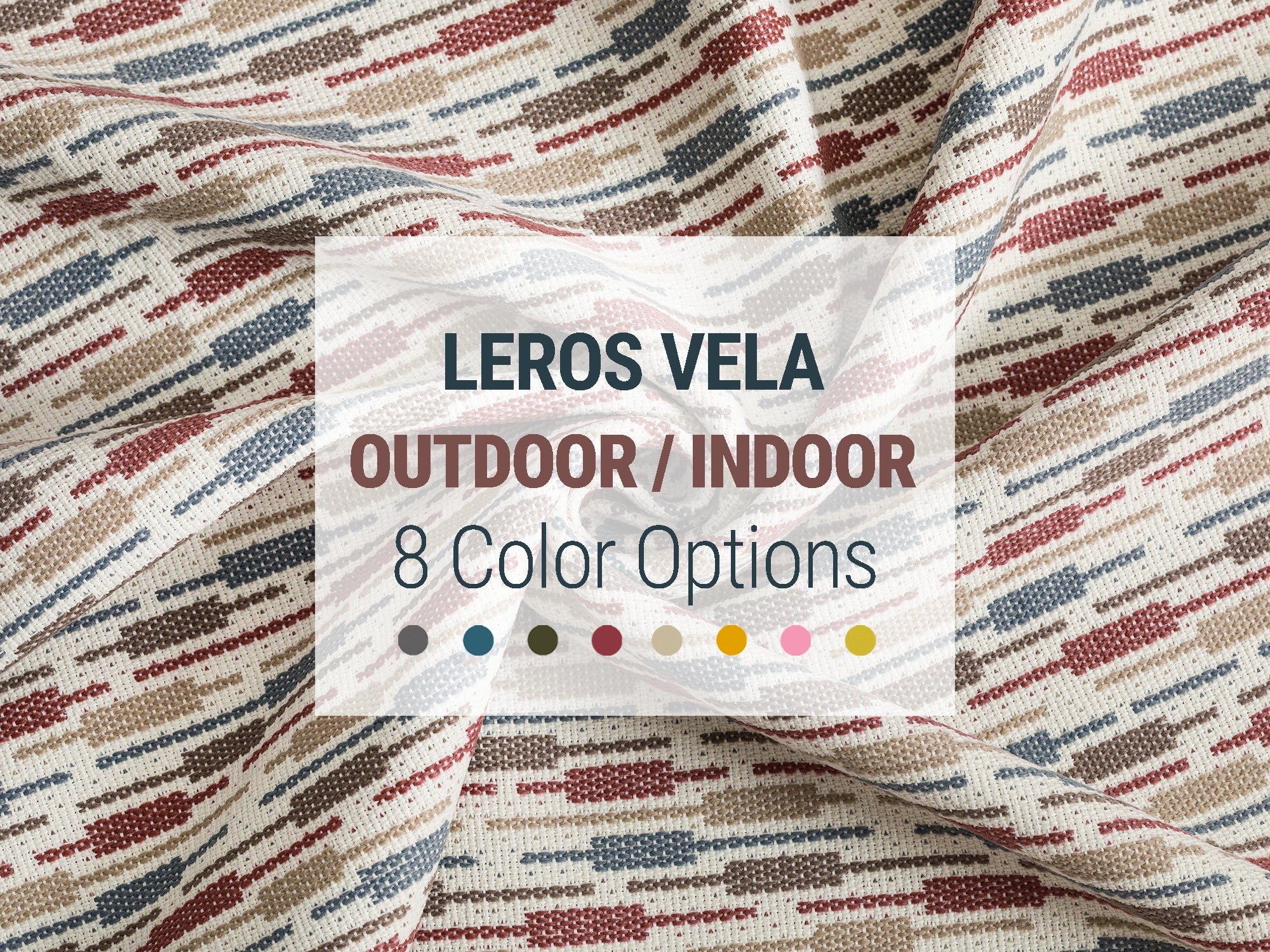 Vela Outdoor/Indoor Upholstery Fabrics - 8 Color Options