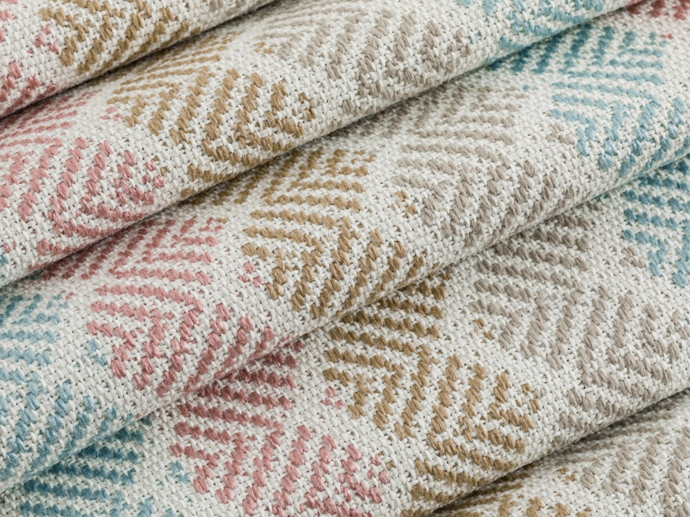 Light Blue Chevron Upholstery Fabrics - Outdoor & Indoor