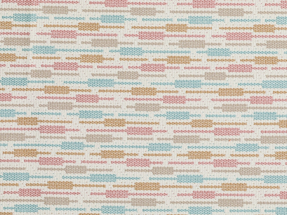 Light Blue Striped Upholstery Fabric - Outdoor & Indoor