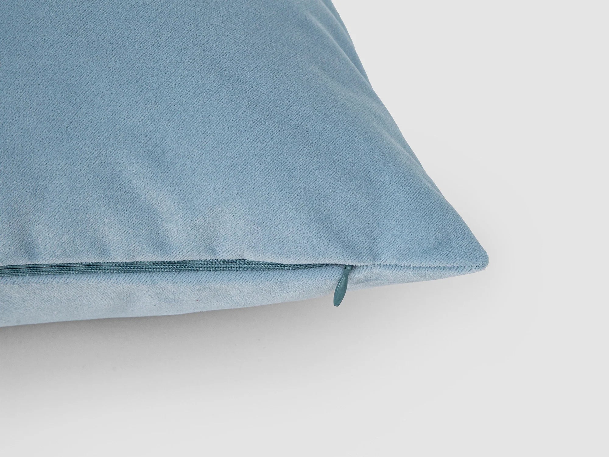 Light Blue Velvet Pillow Cover