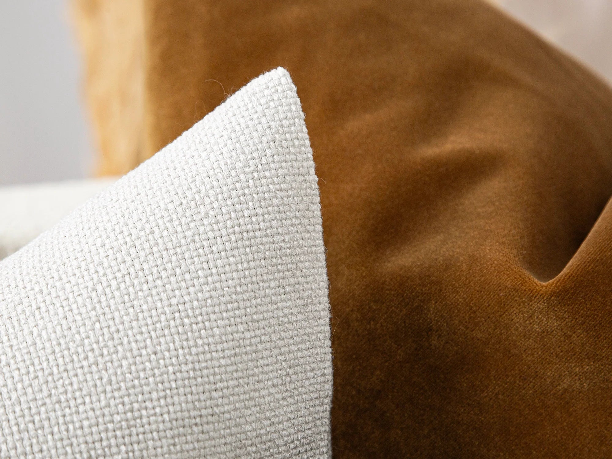 Off White Linen Pillow Cover