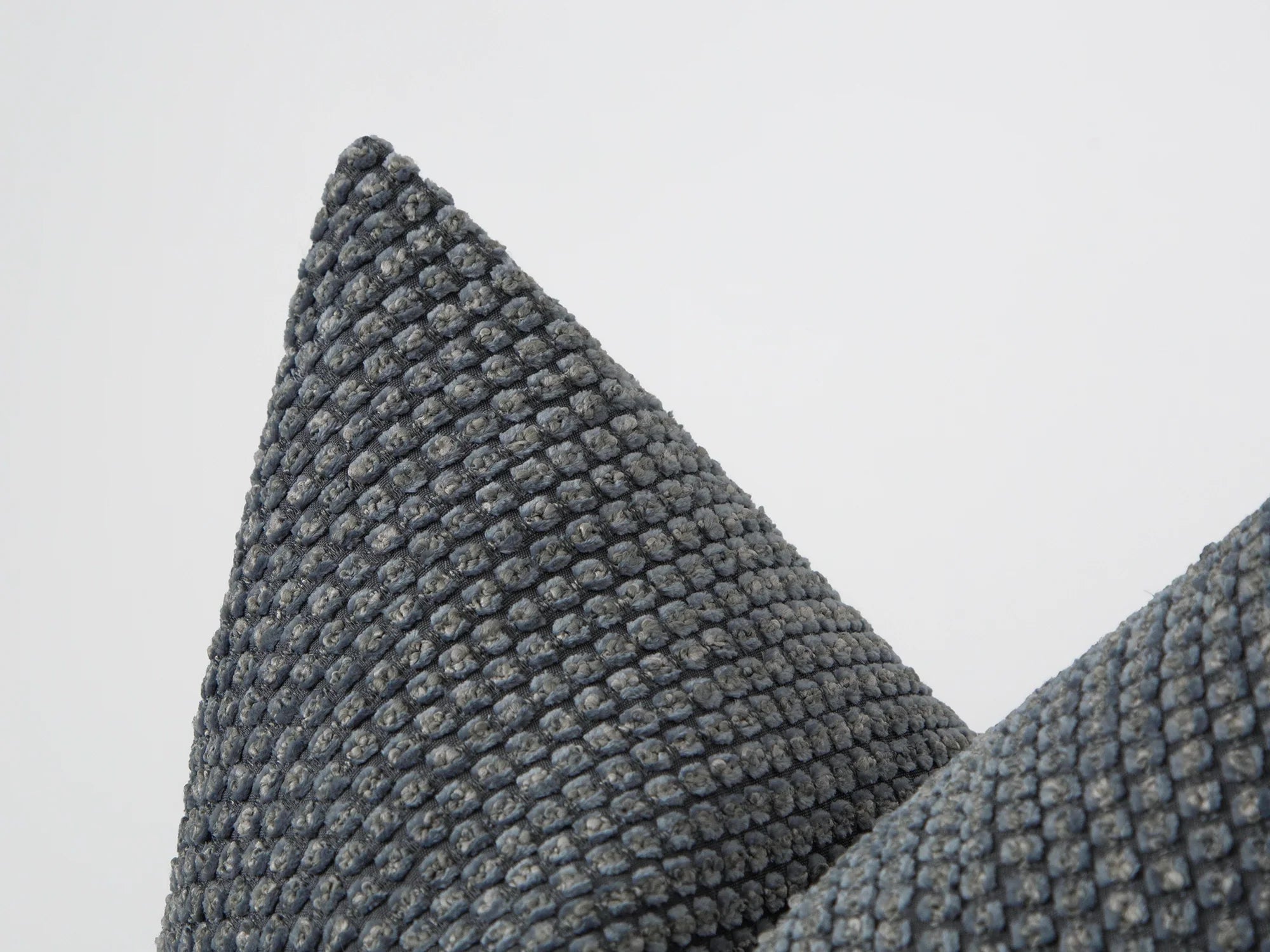 Dusty Blue Dotted Textured Pillow Cover