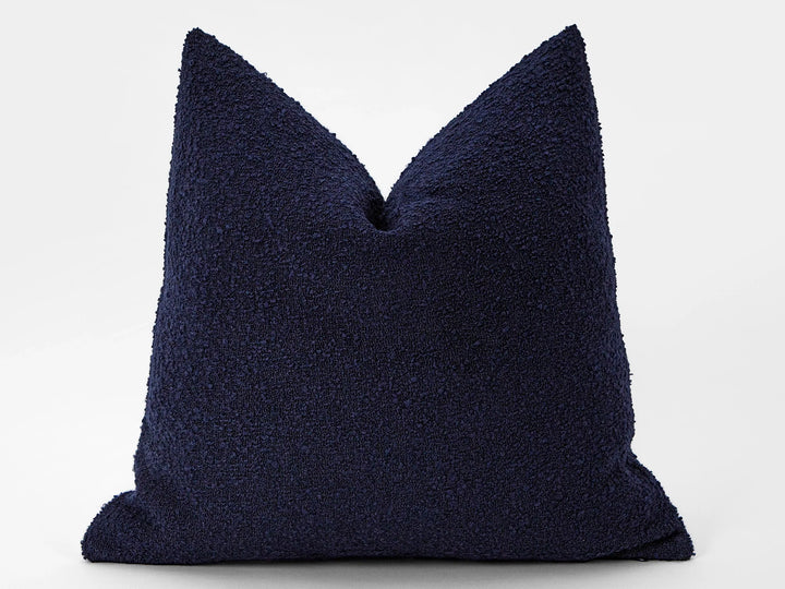 Midnight Boucle Pillow Cover