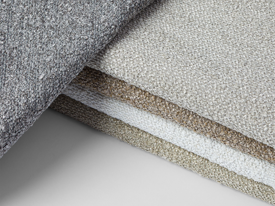 Boucle Textured Upholstery Fabrics - 13 Color Options | Monarch