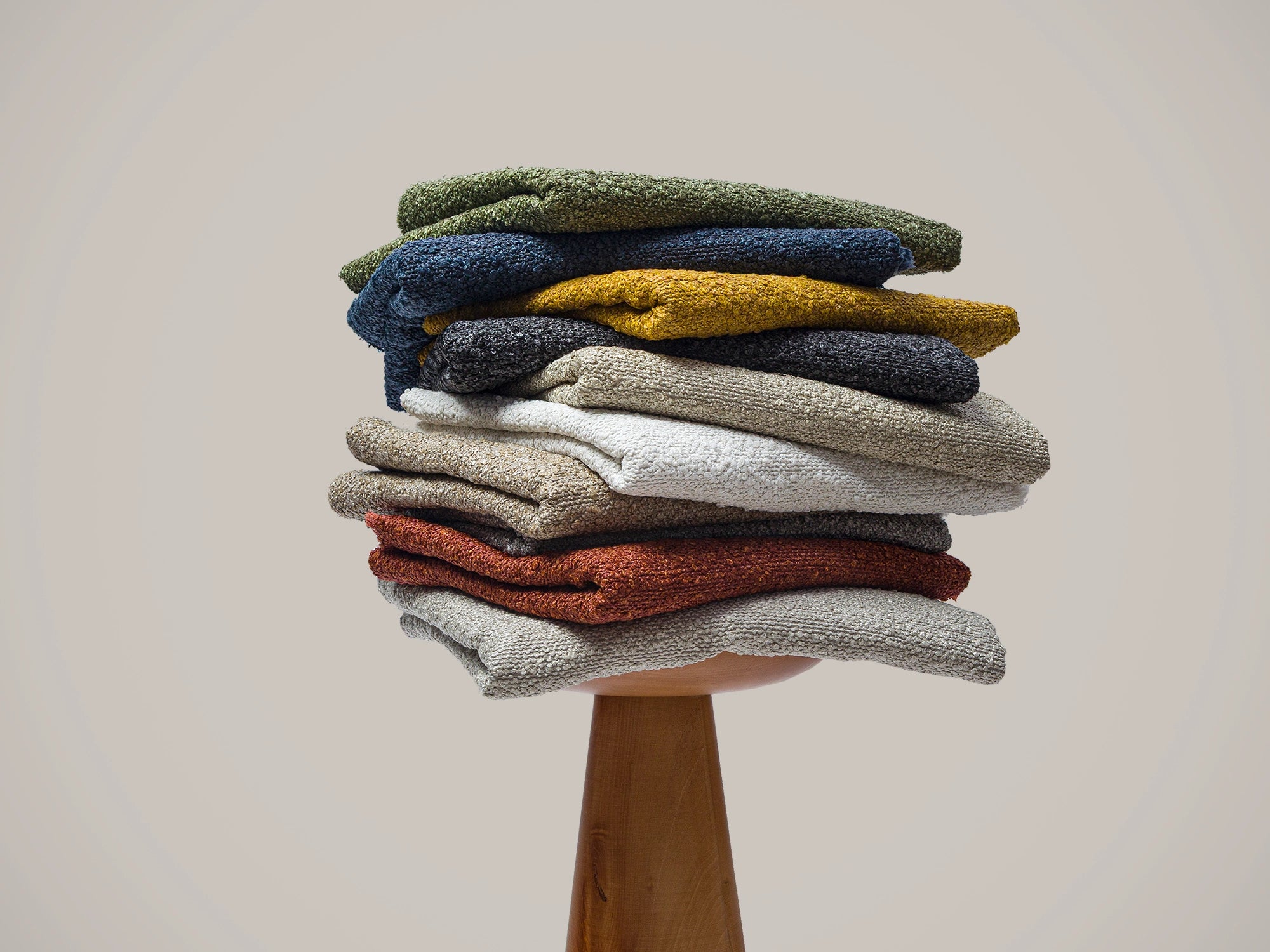 Boucle Textured Upholstery Fabrics - 13 Color Options | Monarch