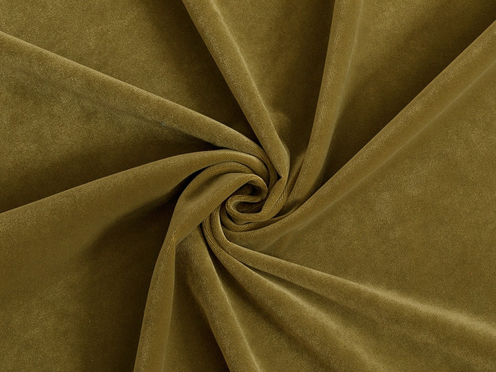 Moss Green Velvet Upholstery Fabric - Soft & Luxurious