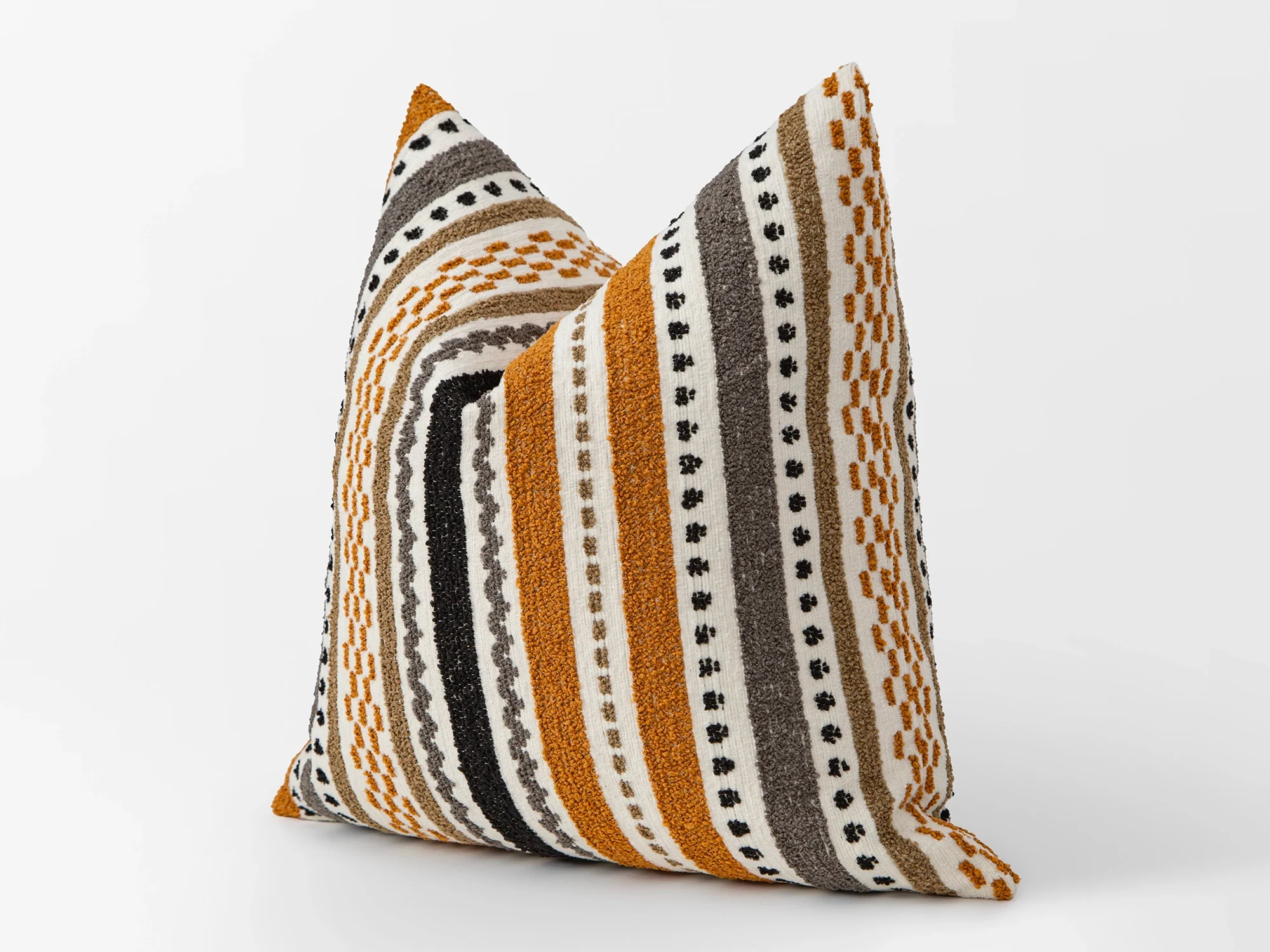 Colorful Textured Artisan Pillow Cover