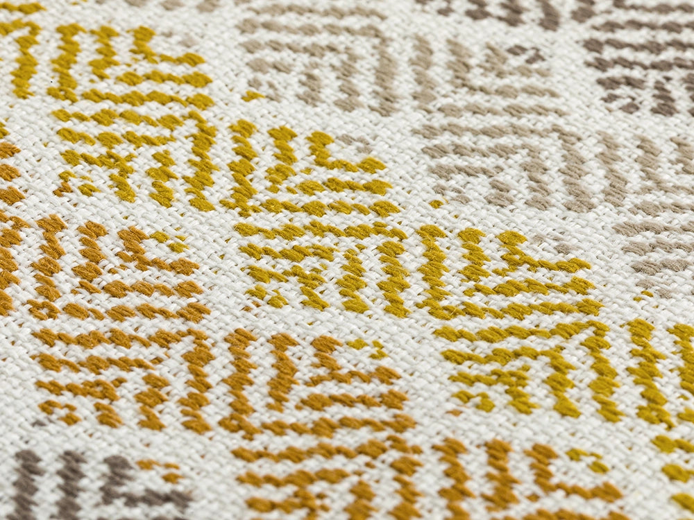 Mustard Chevron Upholstery Fabrics - Outdoor & Indoor