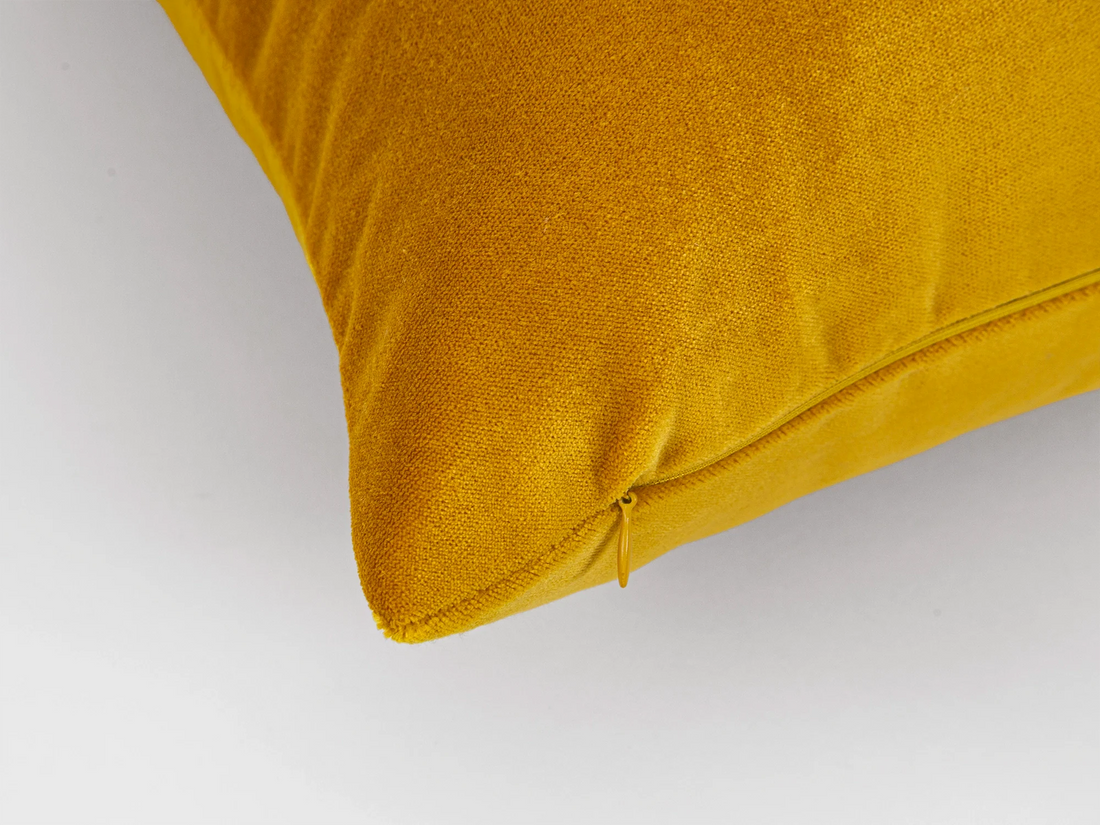 Mustard Velvet Pillow Cover