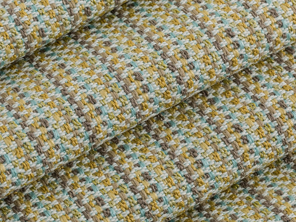Mustard Outdoor Upholstery Fabrics - Linen Look & Woven