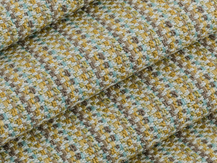 Mustard Outdoor Upholstery Fabrics - Linen Look & Woven