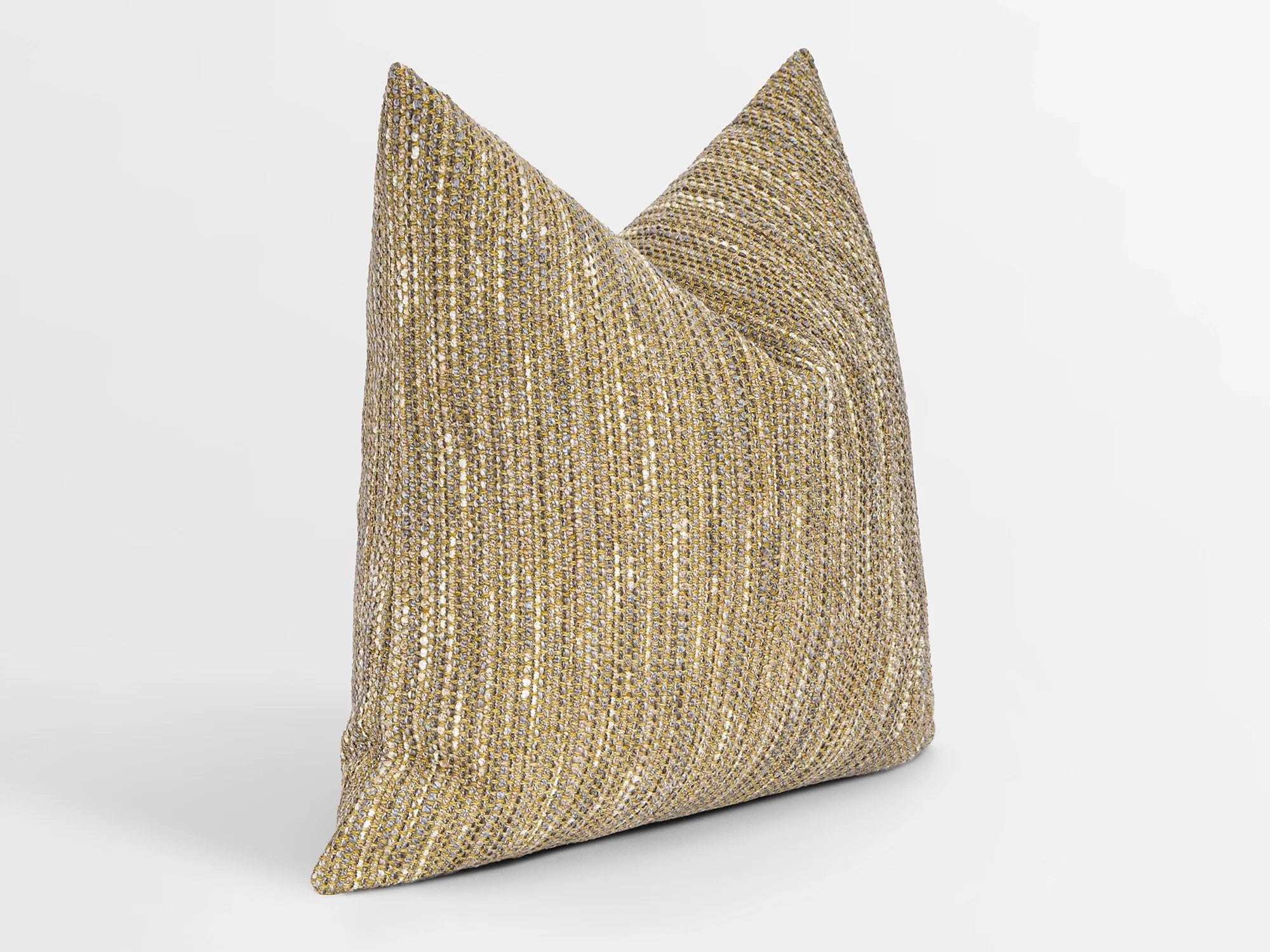 Dusty Yellow Boho Textured Pillow Cover