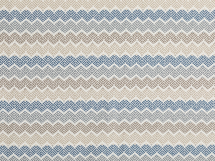 Navy Blue Chevron Upholstery Fabrics - Outdoor & Indoor