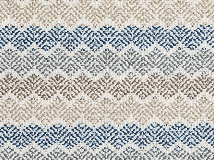 Navy Blue Chevron Upholstery Fabrics - Outdoor & Indoor