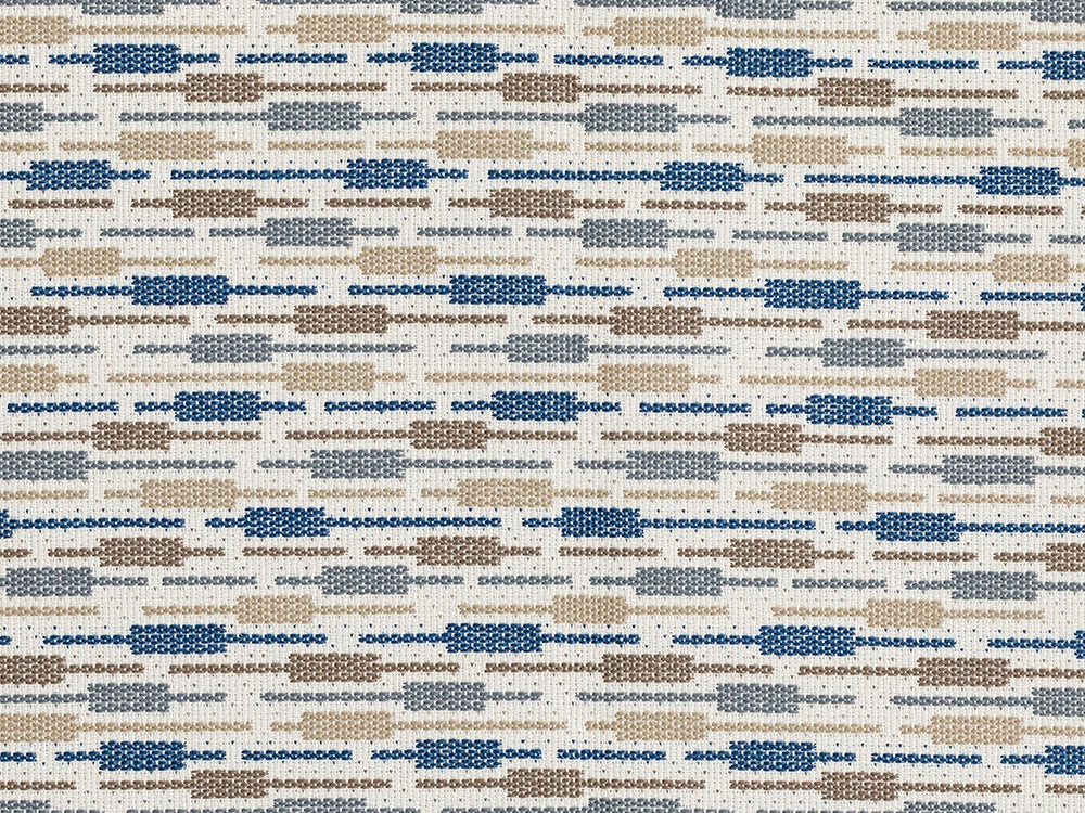 Navy Blue Striped Upholstery Fabric - Outdoor & Indoor