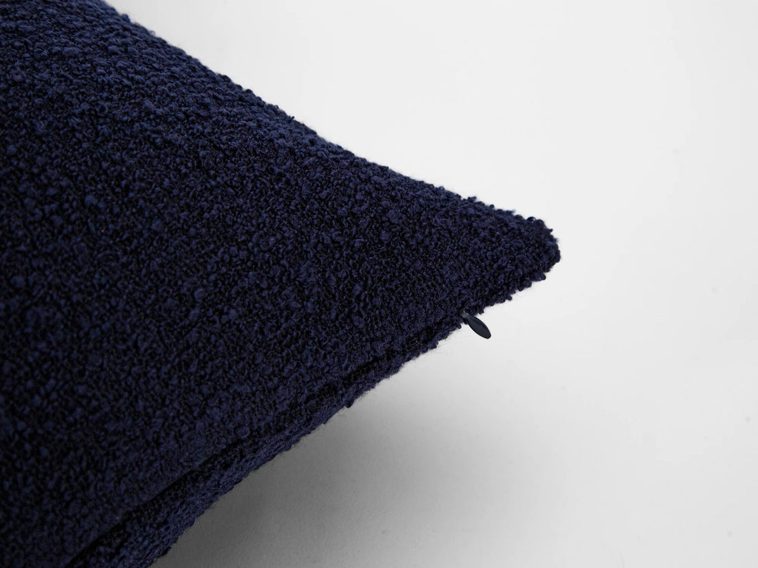 Midnight Boucle Pillow Cover