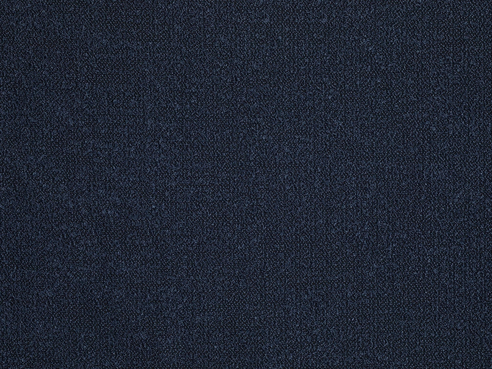 Navy Blue Boucle Upholstery Fabric - Textured & Royal