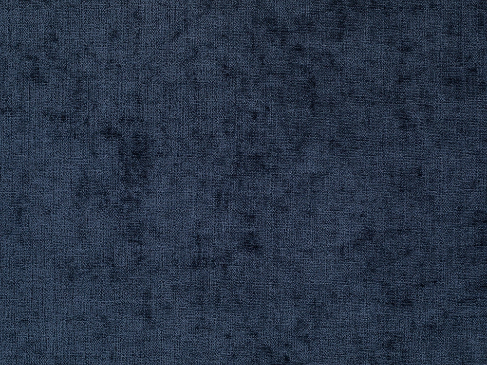 Navy Blue Chenille Upholstery Fabric - Textured & Silky