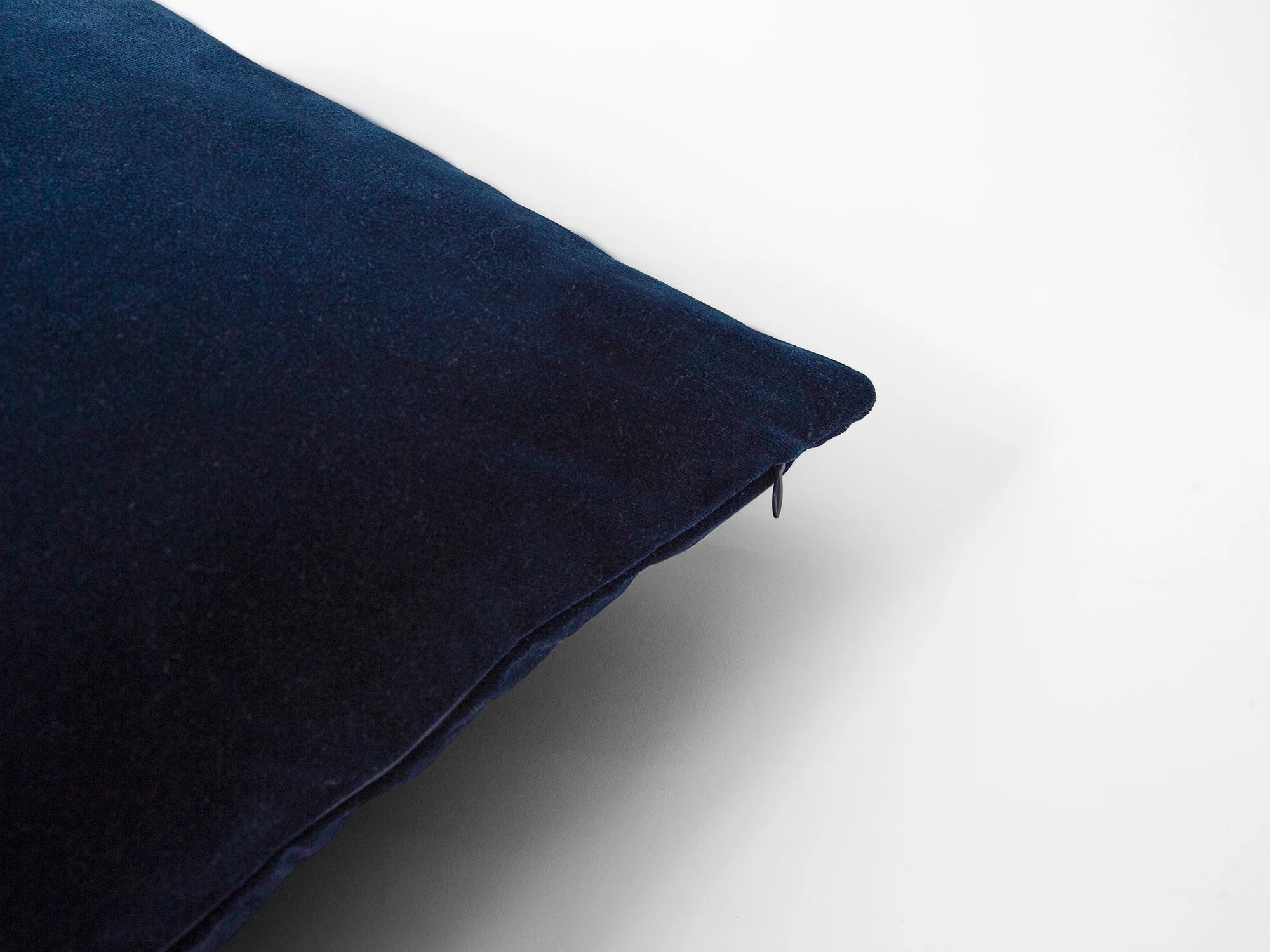 Navy Blue Velvet Pillow Cover