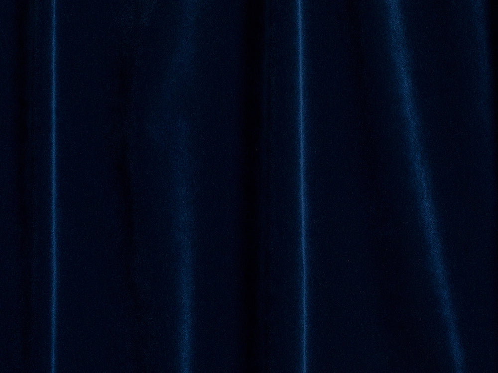 Navy Blue Velvet Upholstery Fabric - Soft & Luxurious