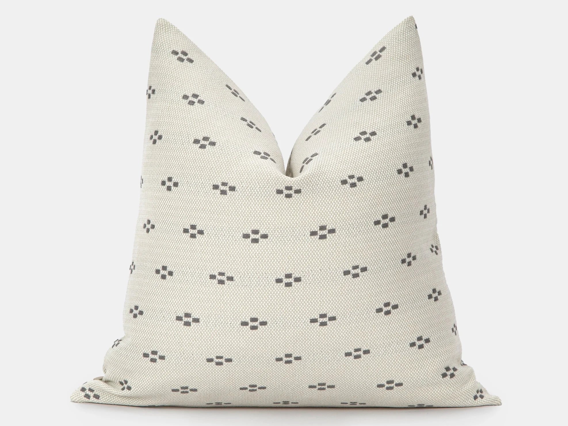 Boho Dotted Pillow Cover - Neutral & Earthy
