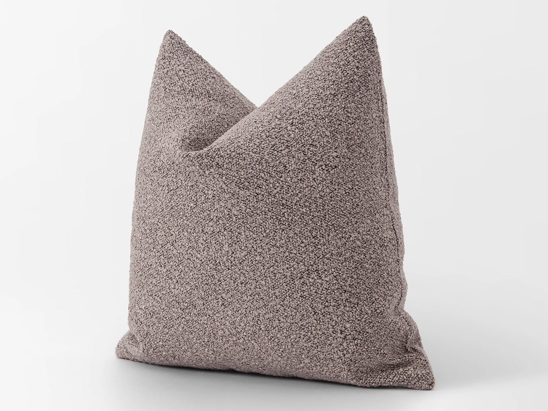 Dusty Rose Boucle Pillow Cover