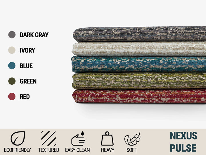 Striped Woven Upholstery Fabric | Nexus Pulse