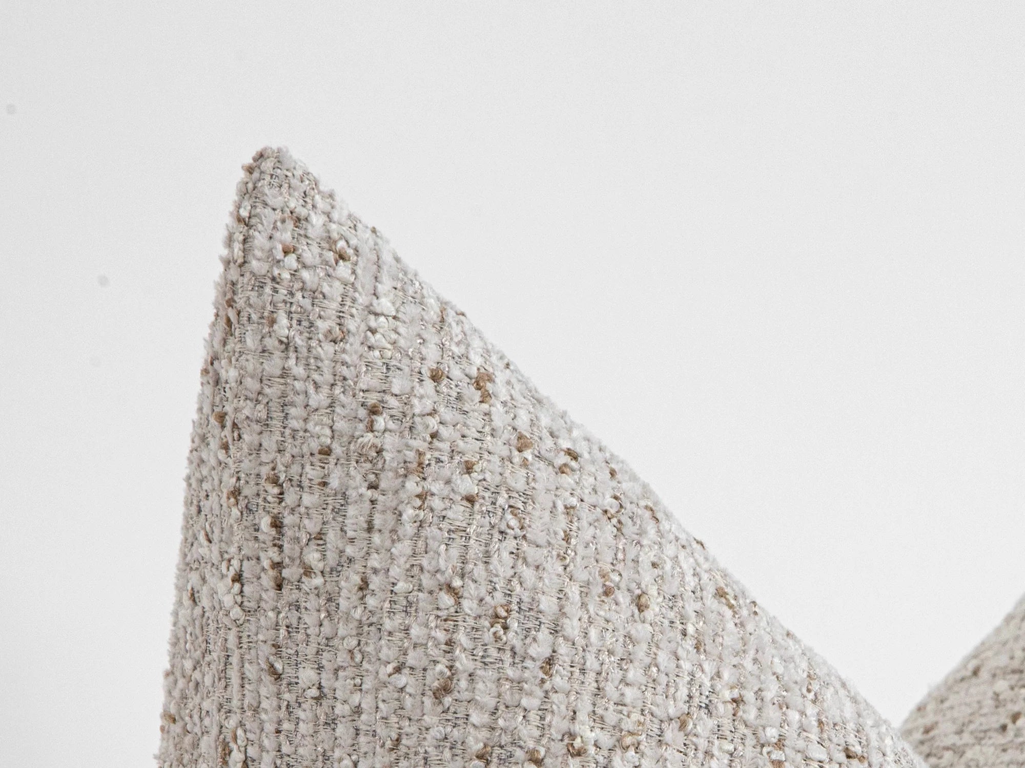 Neutral Nubby Textured Pillow Cover