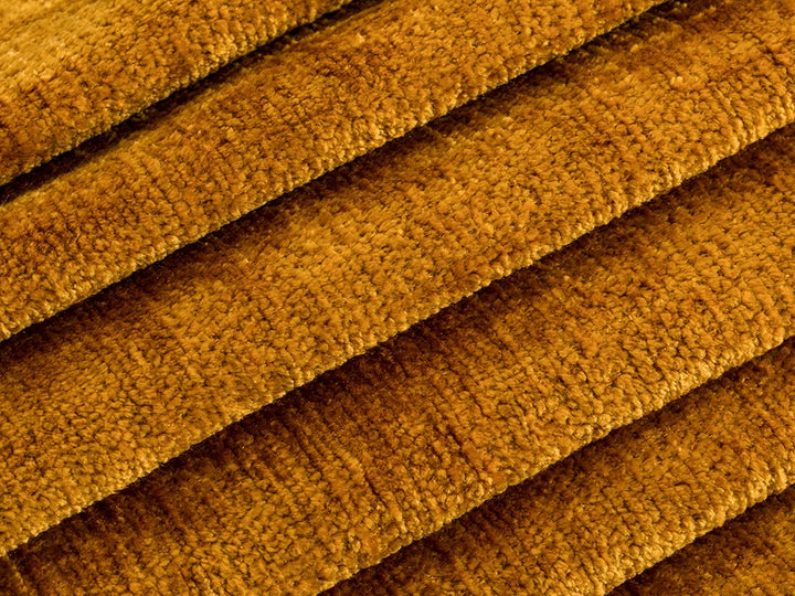 Ochre Chenille Upholstery Fabric - Textured & Silky