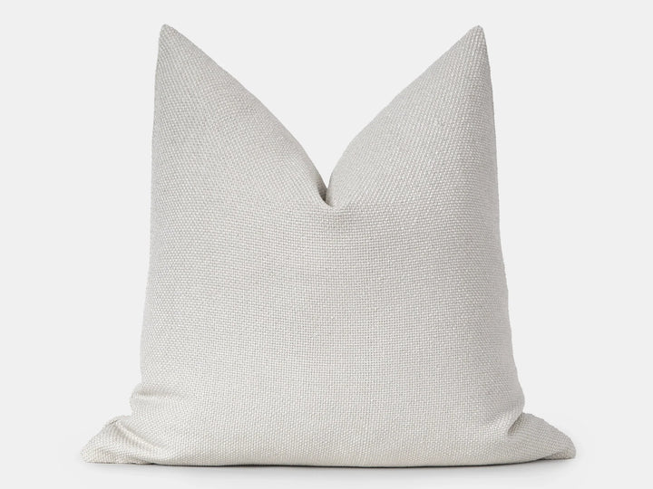 Off White Linen Pillow Cover