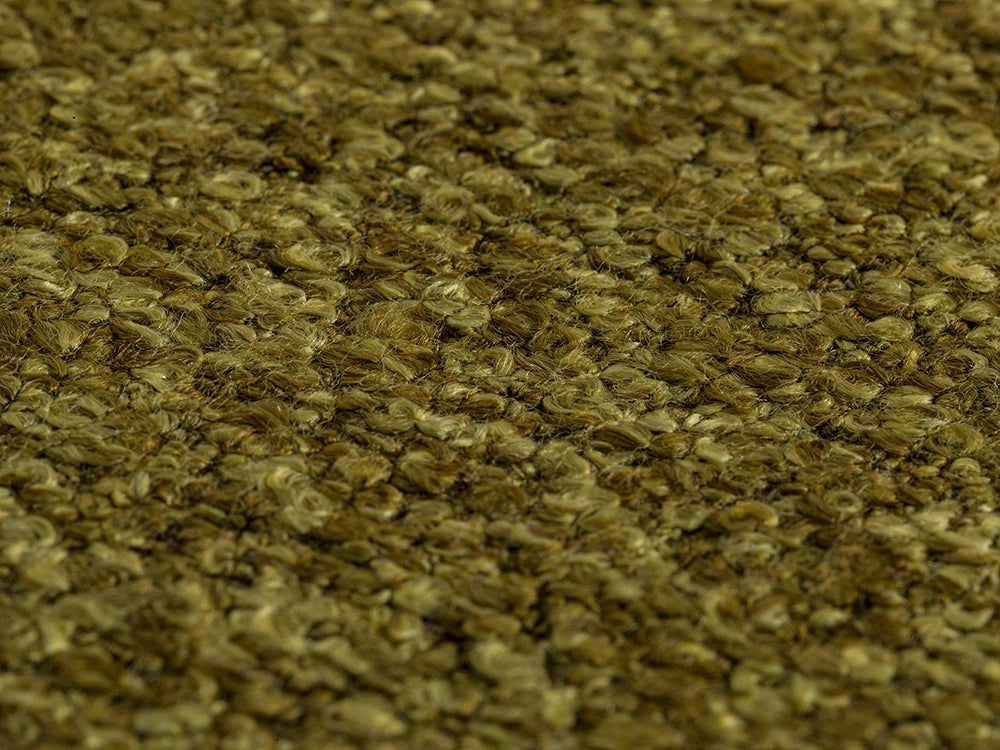 Oil Green Boucle Upholstery Fabric - Cozy & Textured
