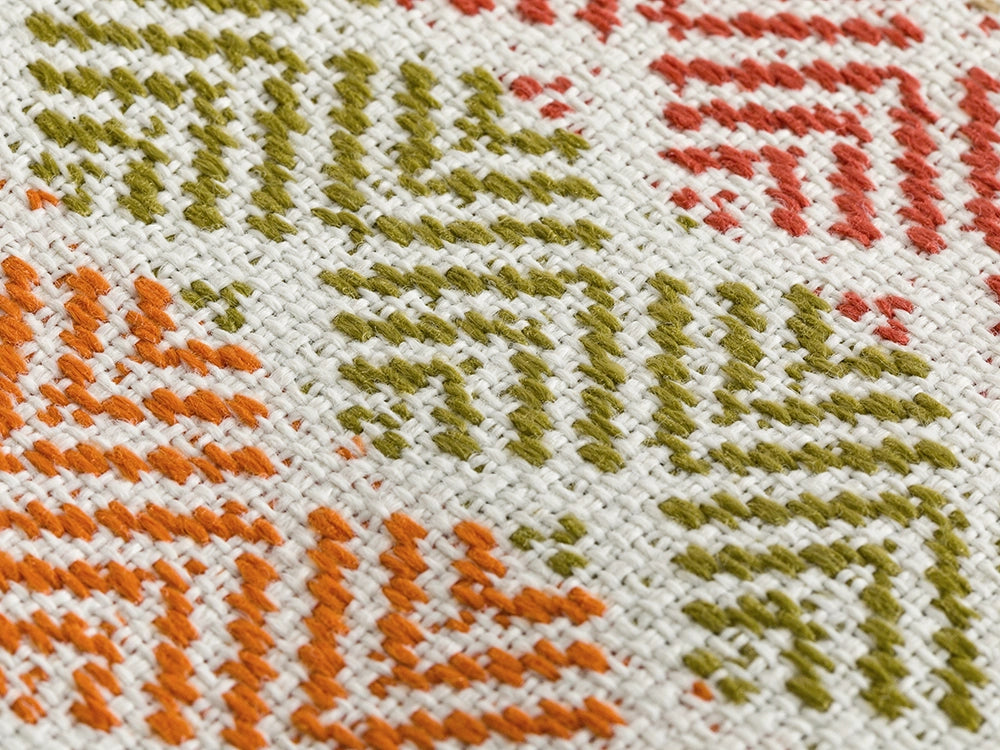 Orange Chevron Upholstery Fabrics - Outdoor & Indoor