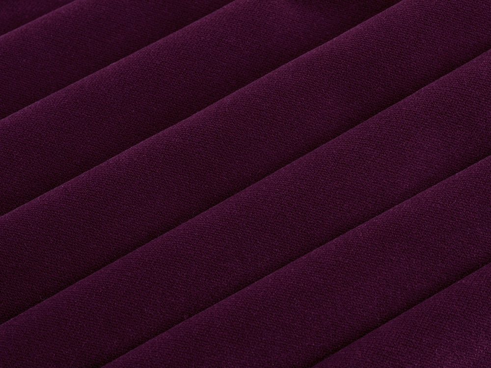 Plum Purple Velvet Upholstery Fabric - Soft & Luxurious