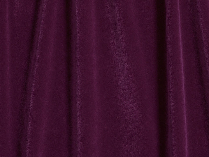 Plum Purple Velvet Upholstery Fabric - Soft & Luxurious