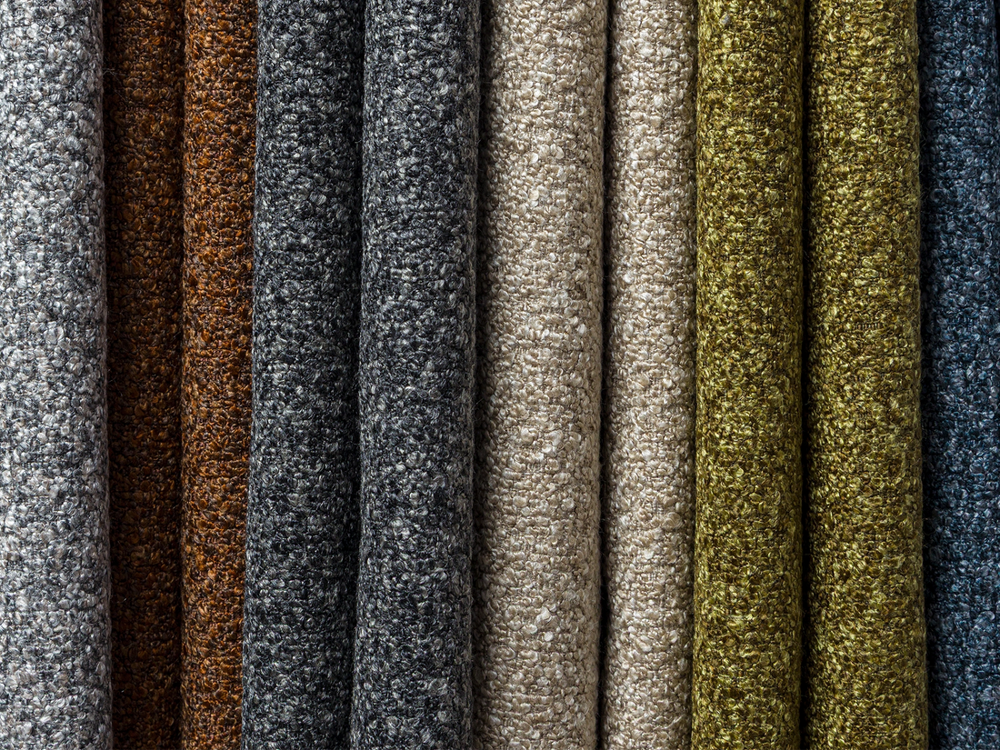 Boucle Upholstery Fabrics - 11 Color Options | Roam Boucle