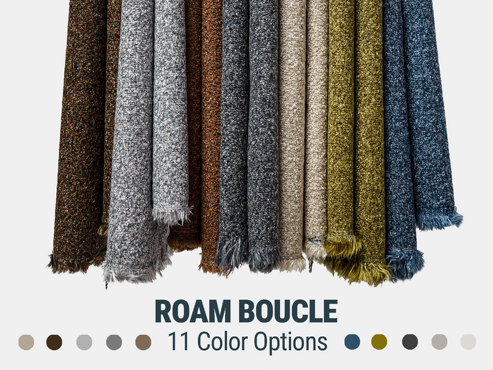 Boucle Upholstery Fabrics - 11 Color Options | Roam Boucle