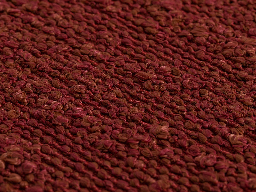 Rust Boucle Upholstery Fabric - Textured & Chic