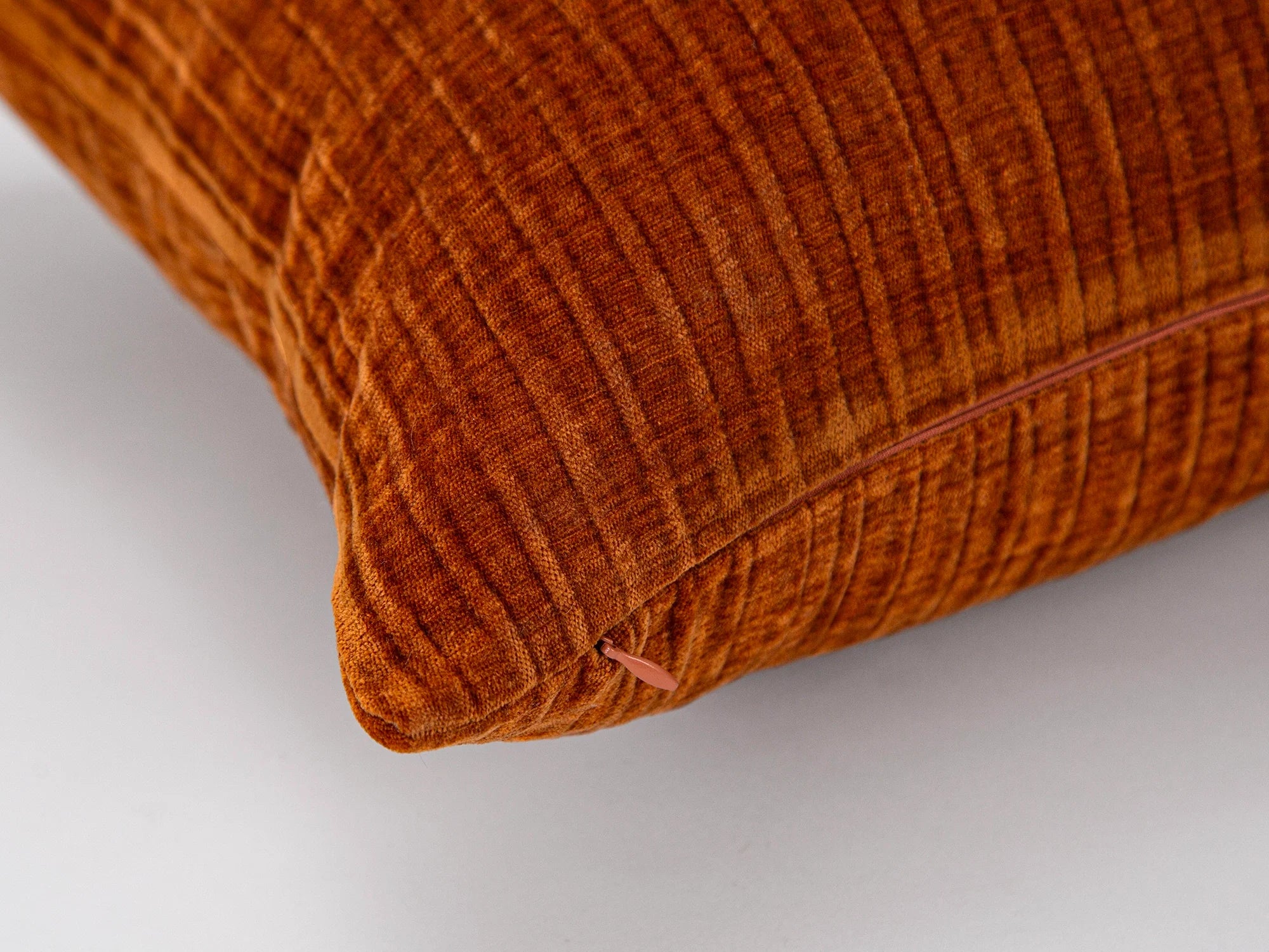 Burnt Orange Corduroy Pillow Cover