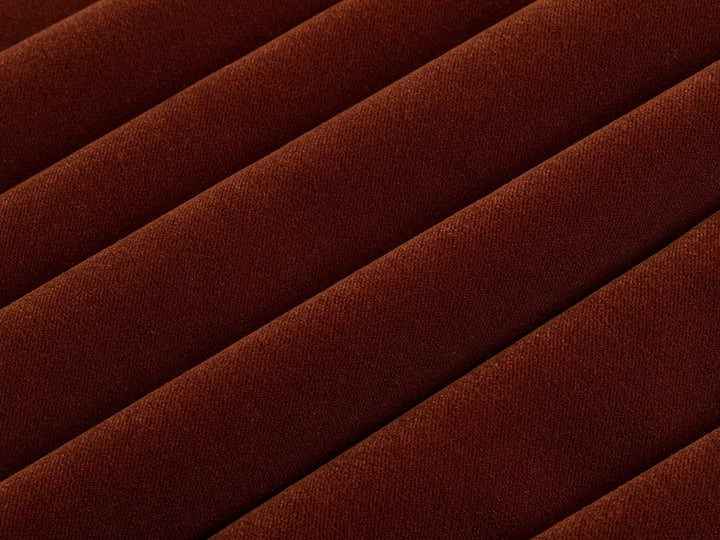 Rust Velvet Upholstery Fabric - Soft & Luxurious
