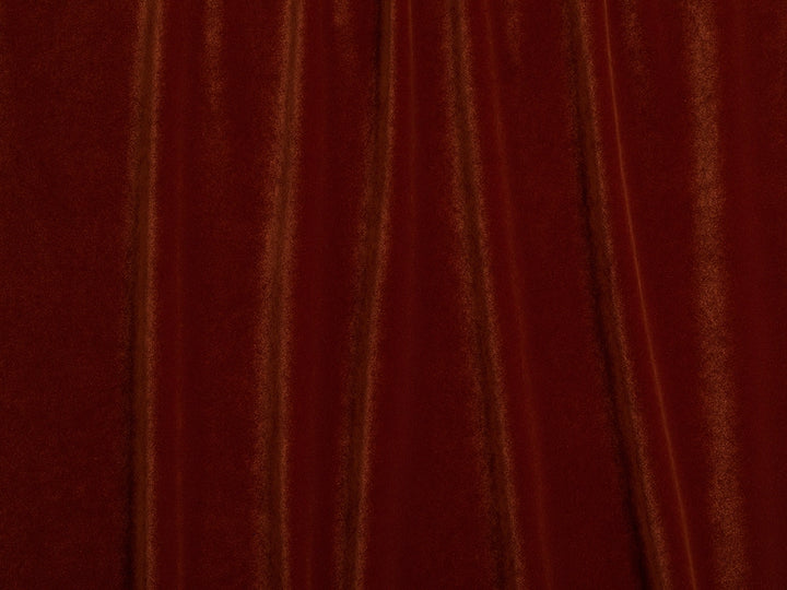 Rust Velvet Upholstery Fabric - Soft & Luxurious