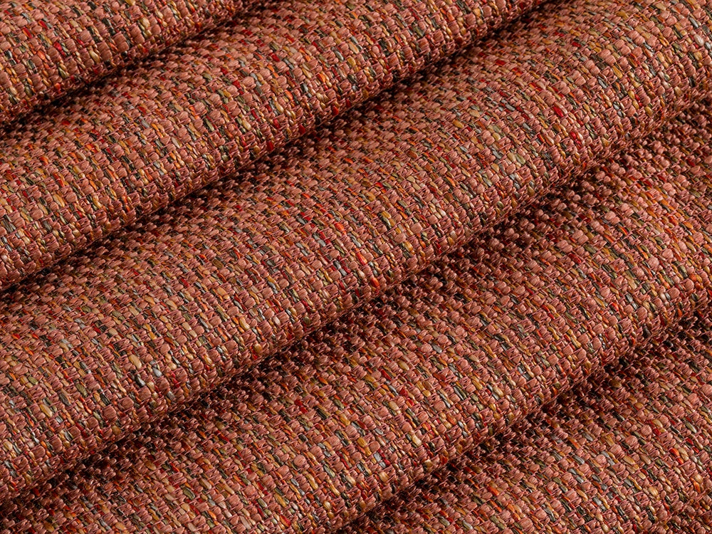 Salmon Woven Upholstery Fabric - Durable & Heavy