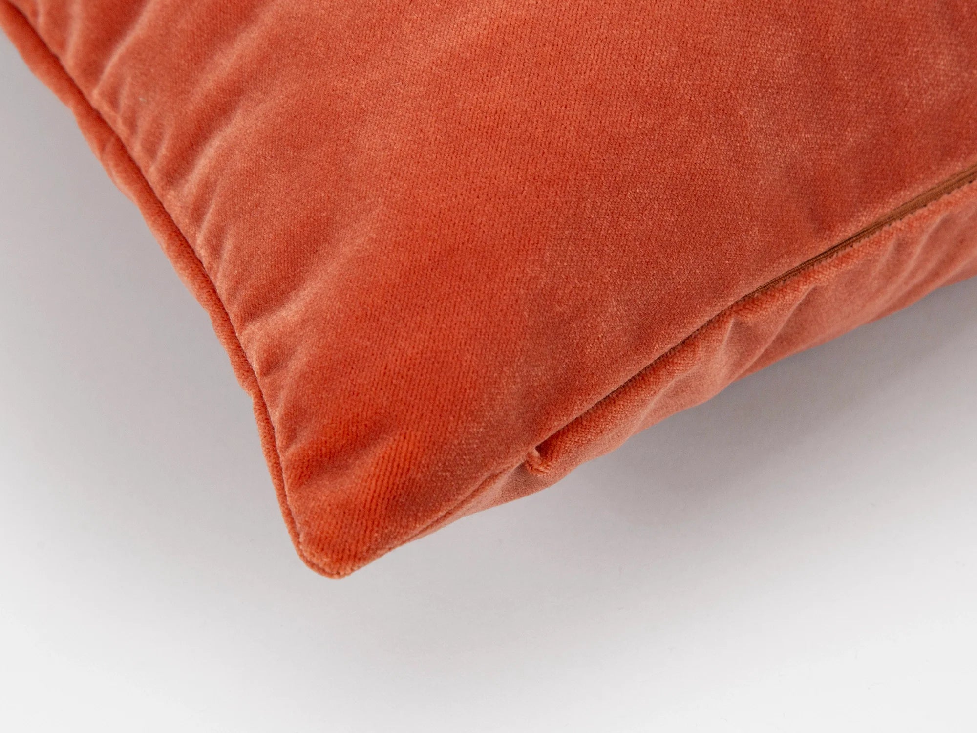 Salmon Velvet Pillow Cover