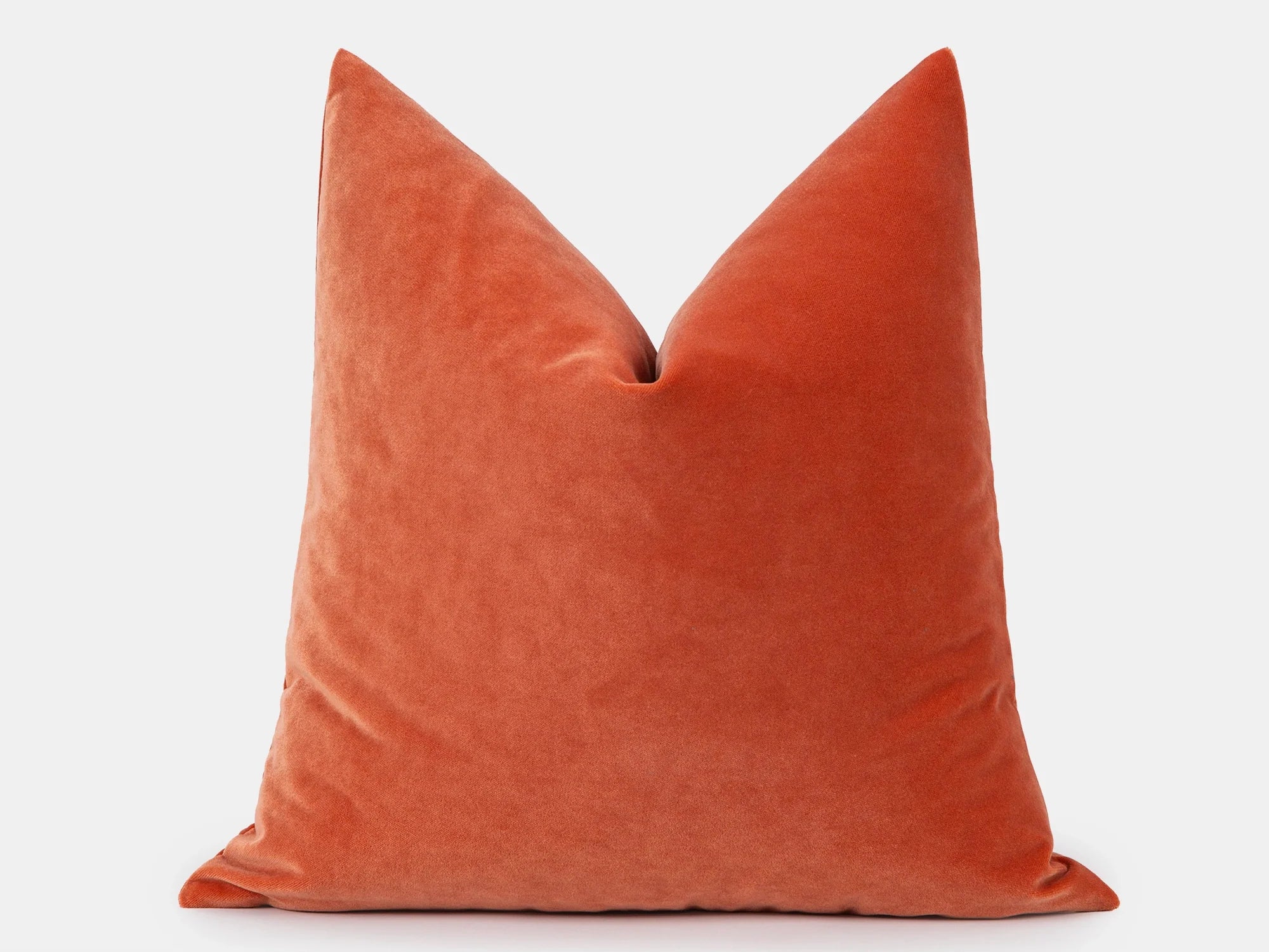 Salmon Velvet Pillow Cover