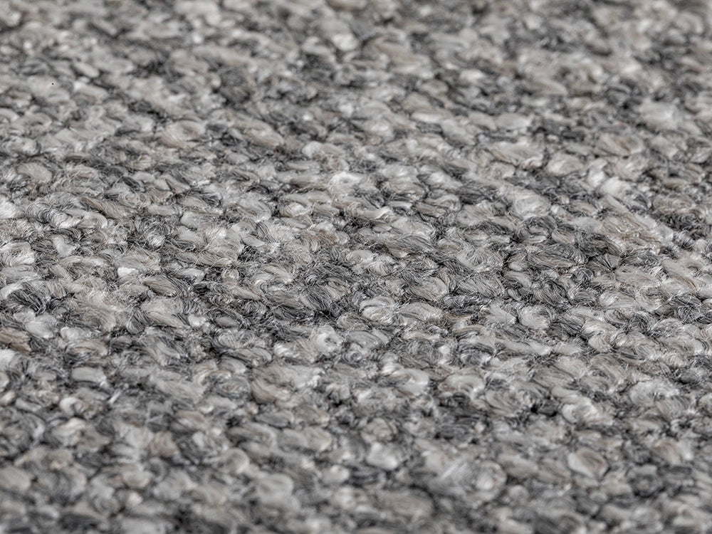 Silver Gray Boucle Upholstery Fabric - Cozy & Modern