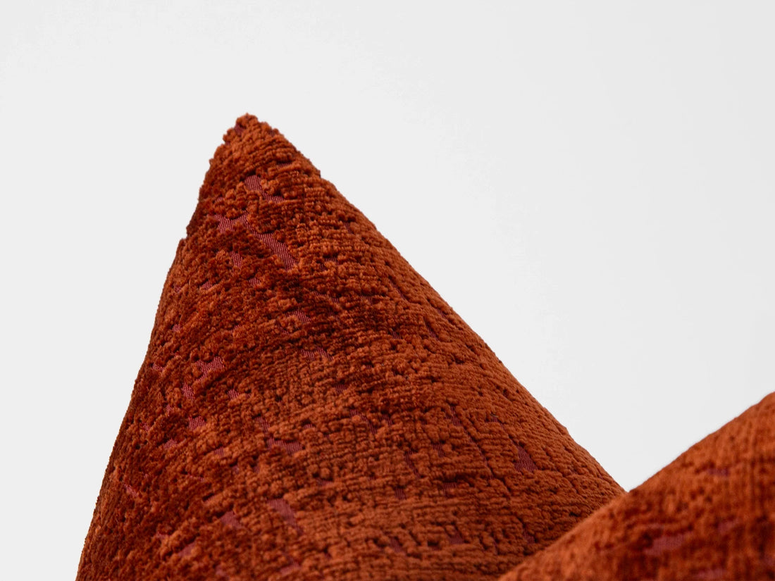 Terracotta Soft Textured Pillow Cover