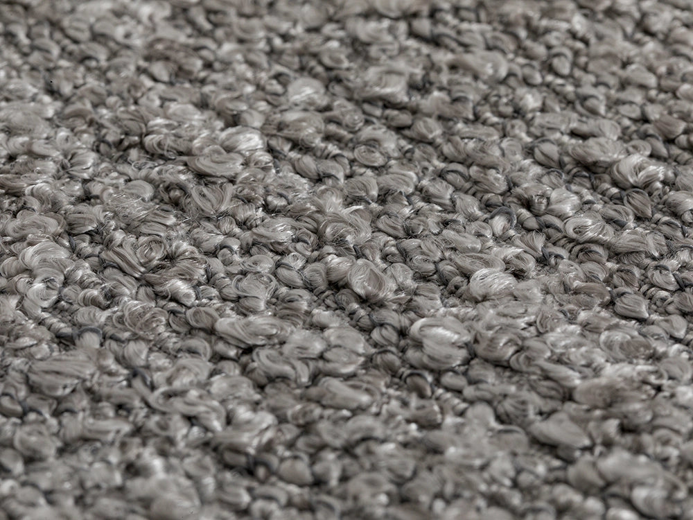 Stone Gray Boucle Upholstery Fabric - Textured & Cozy