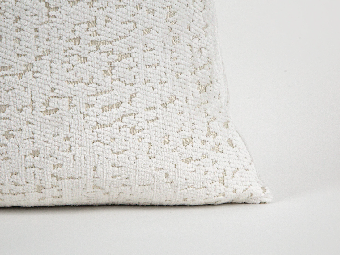 Off White Tactile Textured Pillow Cover