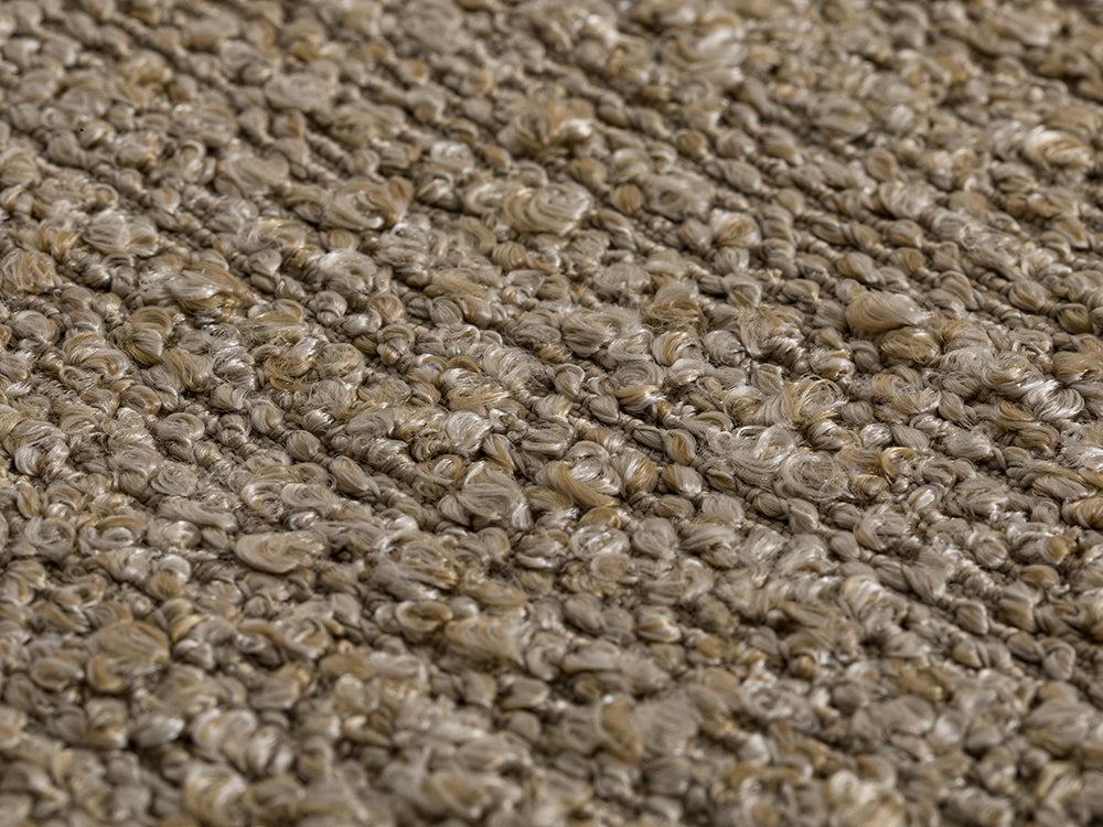 Taupe Beige Boucle Upholstery Fabric - Warm & Textured